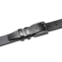 Ремінь чоловічий шкіряний Semi Line Black (P8230-0 M)