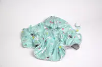 Жилет з капюшоном 305958 Zoobaza - 29х52, бірюзовий