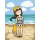 Картина по номерам "Beach Belle Santoro Gorjuss Collection" 30х40 см