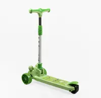 Самокат триколісний Skyper FR-2556 колеса PU зі світлом та музикою. Green and White (189253)