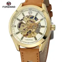 Стильные наручные часы Forsining Automatic Skeleton Mens