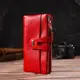Яркий женский кошелек с удобным функционалом из натуральной кожи CANPELLINI 21895 Красный